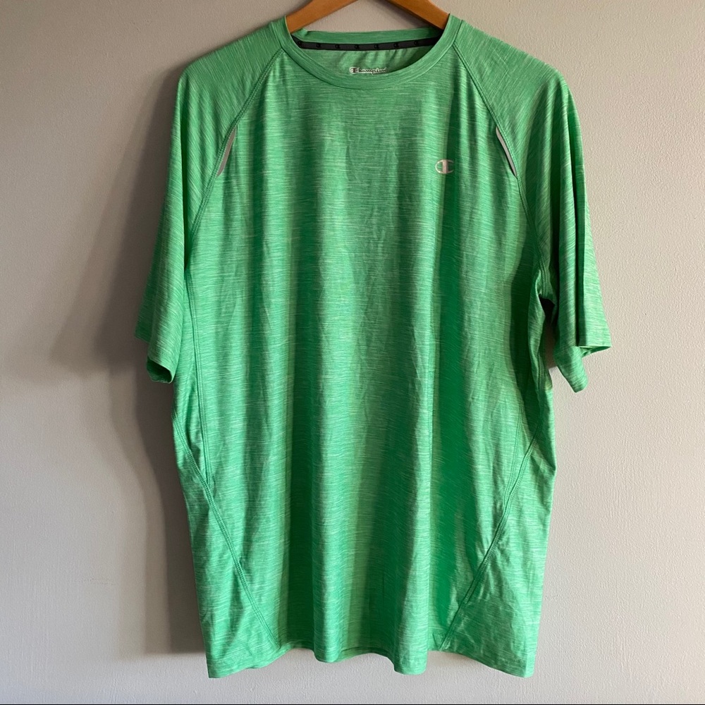 NWT Champion athletic short sleeve tee SZ L green